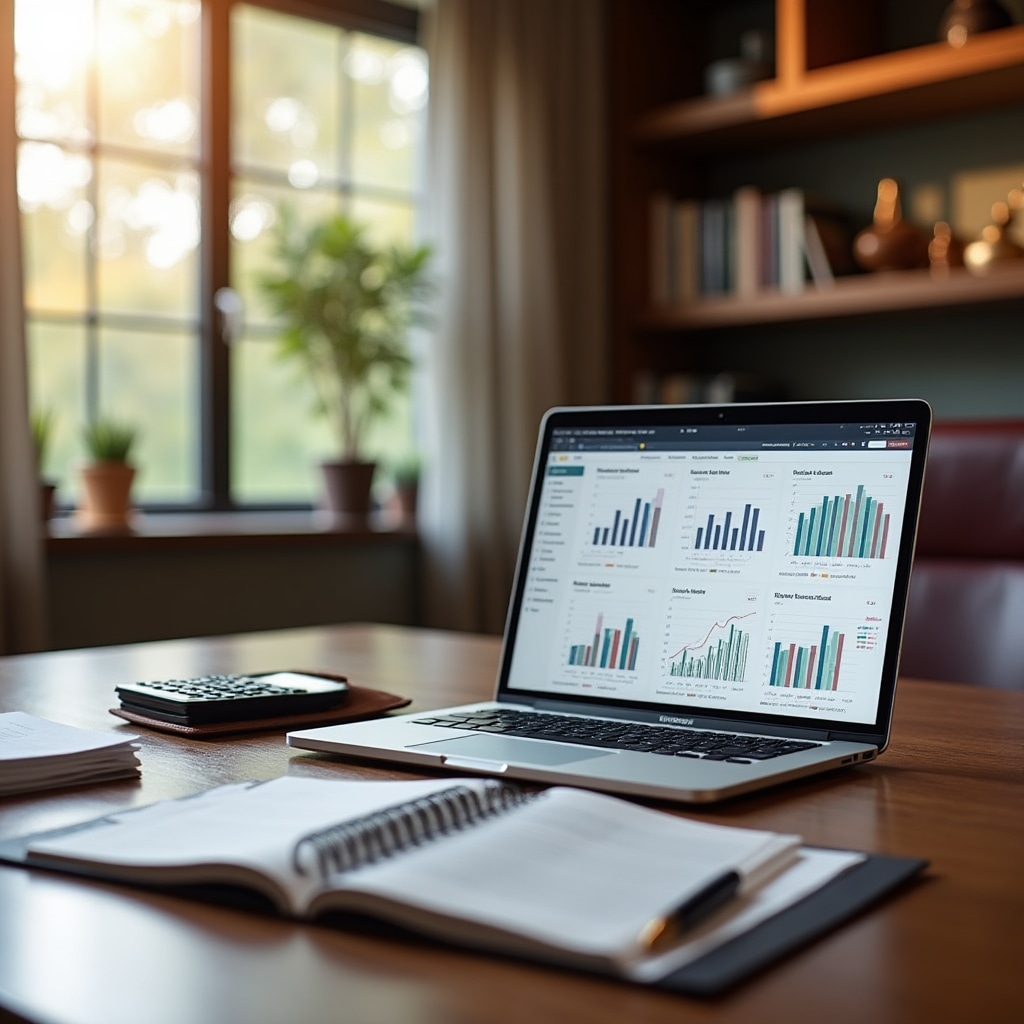 Financial planning workspace